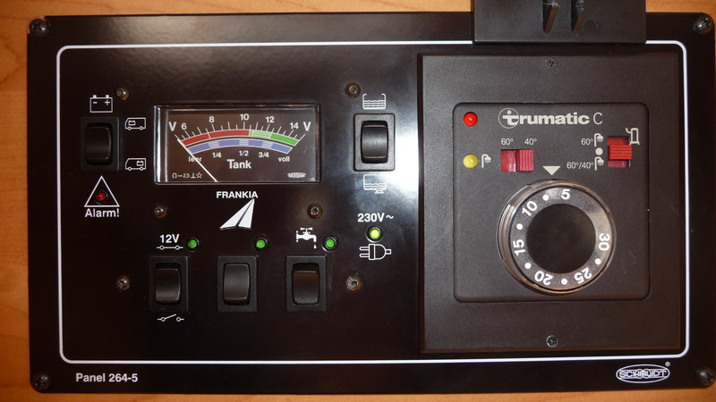 Wasserstandsanzeige und Voltanzeige Panel ohne Funktion ...