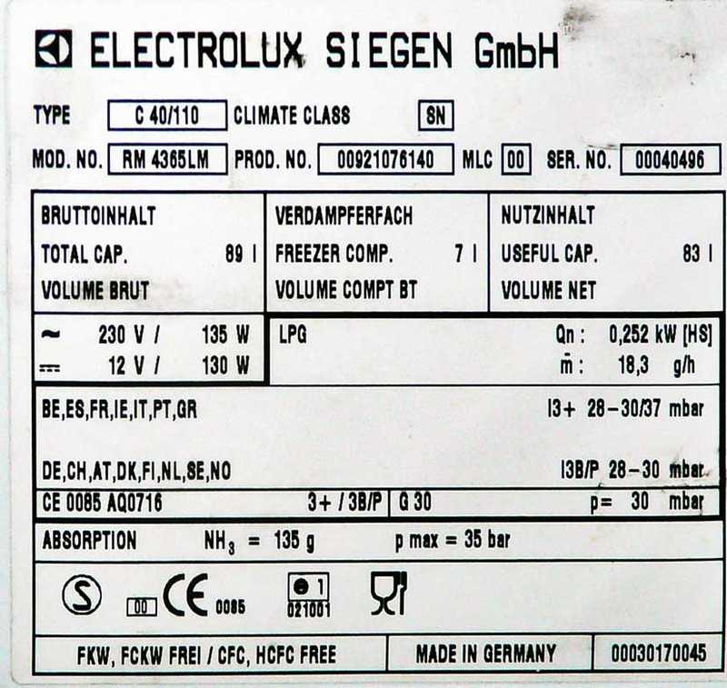 Licht im Kühlschrank RM 5380 geht nicht mehr - Wohnmobil ...