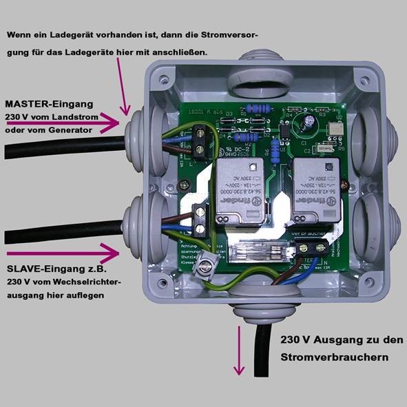 Frage zur Netzvorrangschaltung - Wohnmobil Forum Seite 1