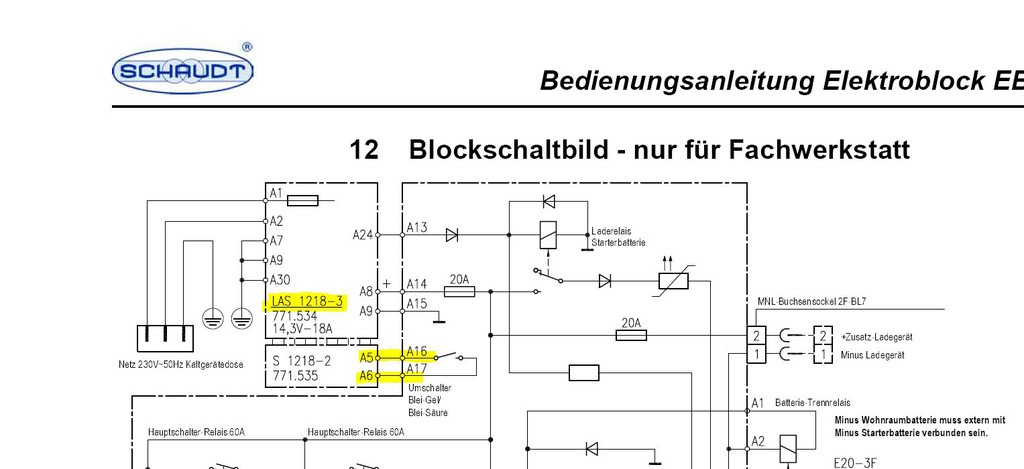 Frage bezüglich Startbatterie und Ladegerät - Wohnmobil ...