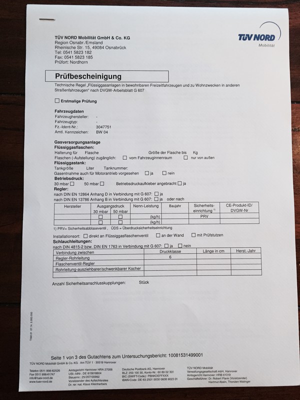 TÜV und Gasprüfung - Wohnmobil Forum Seite 3