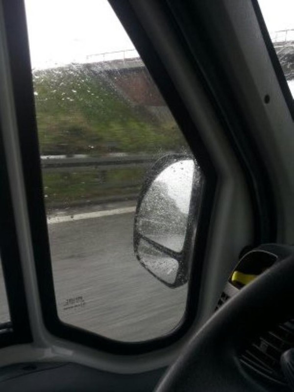 Ducato 244 kein Durchblick in Seitenspiegel bei Regen - Wohnmobil