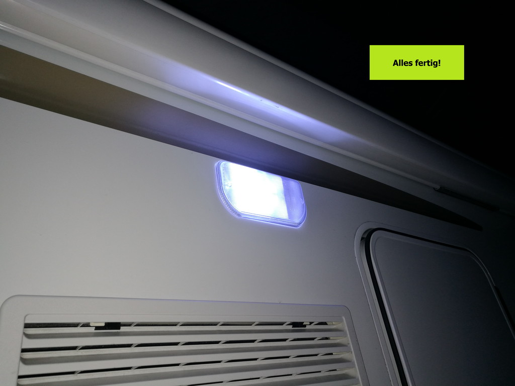Umbau Außenbeleuchtung auf LED, Carado, Sunlight - Wohnmobil Forum Seite 1