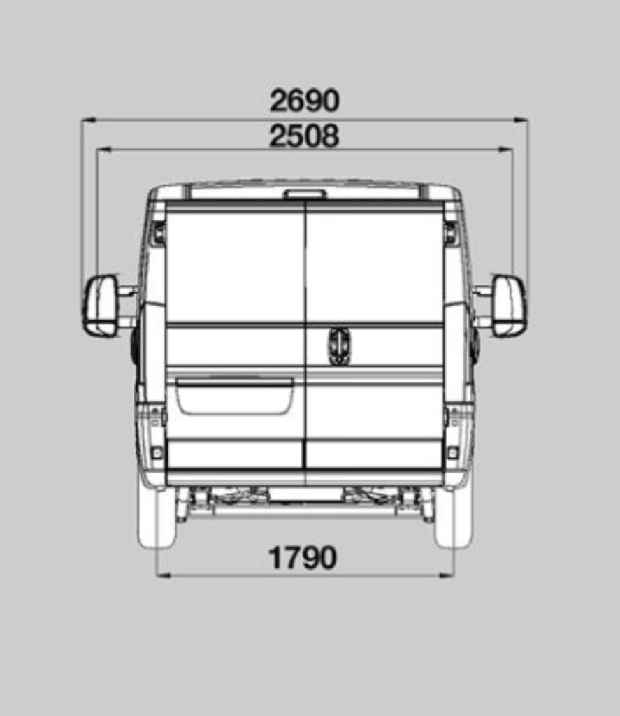 Durchfahrtsbreite Fiat Ducato mit angeklappten Spiegeln - Wohnmobil Forum  Seite 1