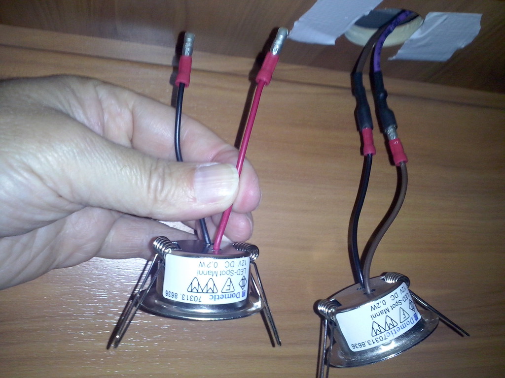 LED verkabelt 12V verkabelte LEDs 12 V Volt mit Kabel rot weiß blau grün gelb 