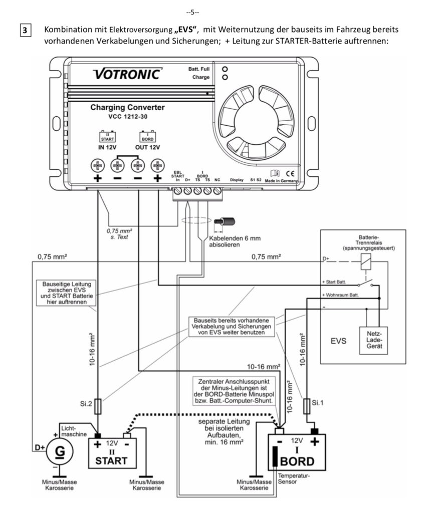 Trennrelais DS 300 und Votronic VCC 1212-30 - Wohnmobil Forum Seite 1