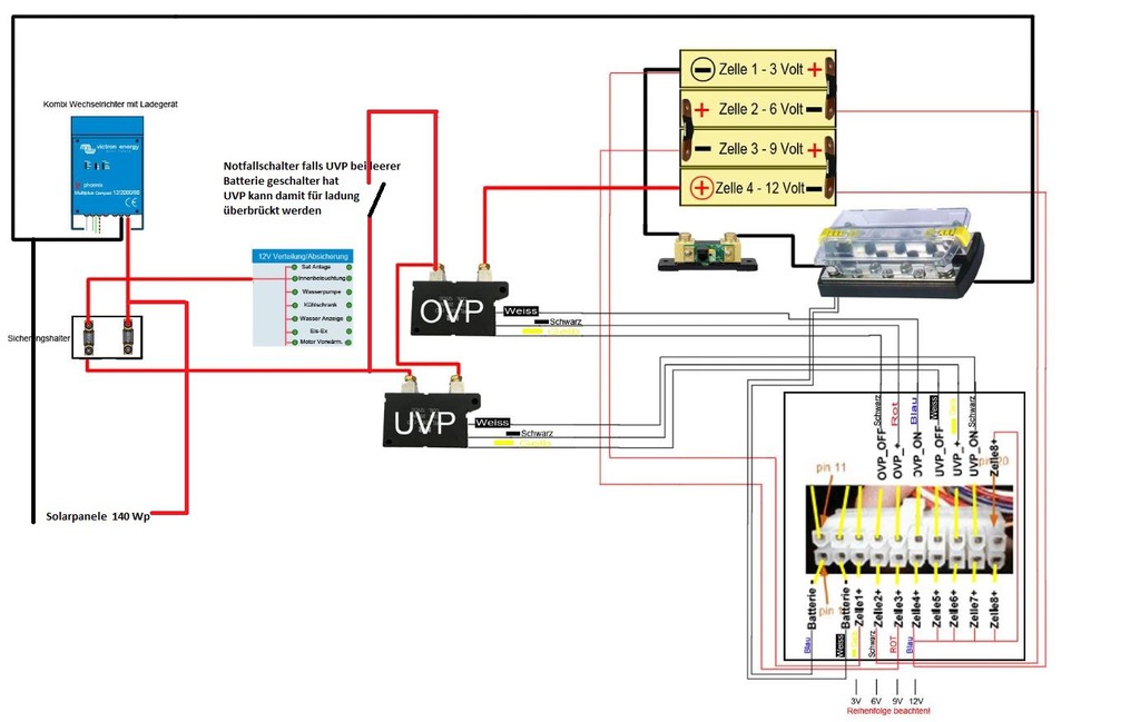 LifePo4 24v 800amp Verschaltungsplan - Unterstützung erbeten - Wohnmobil  Forum Seite 1